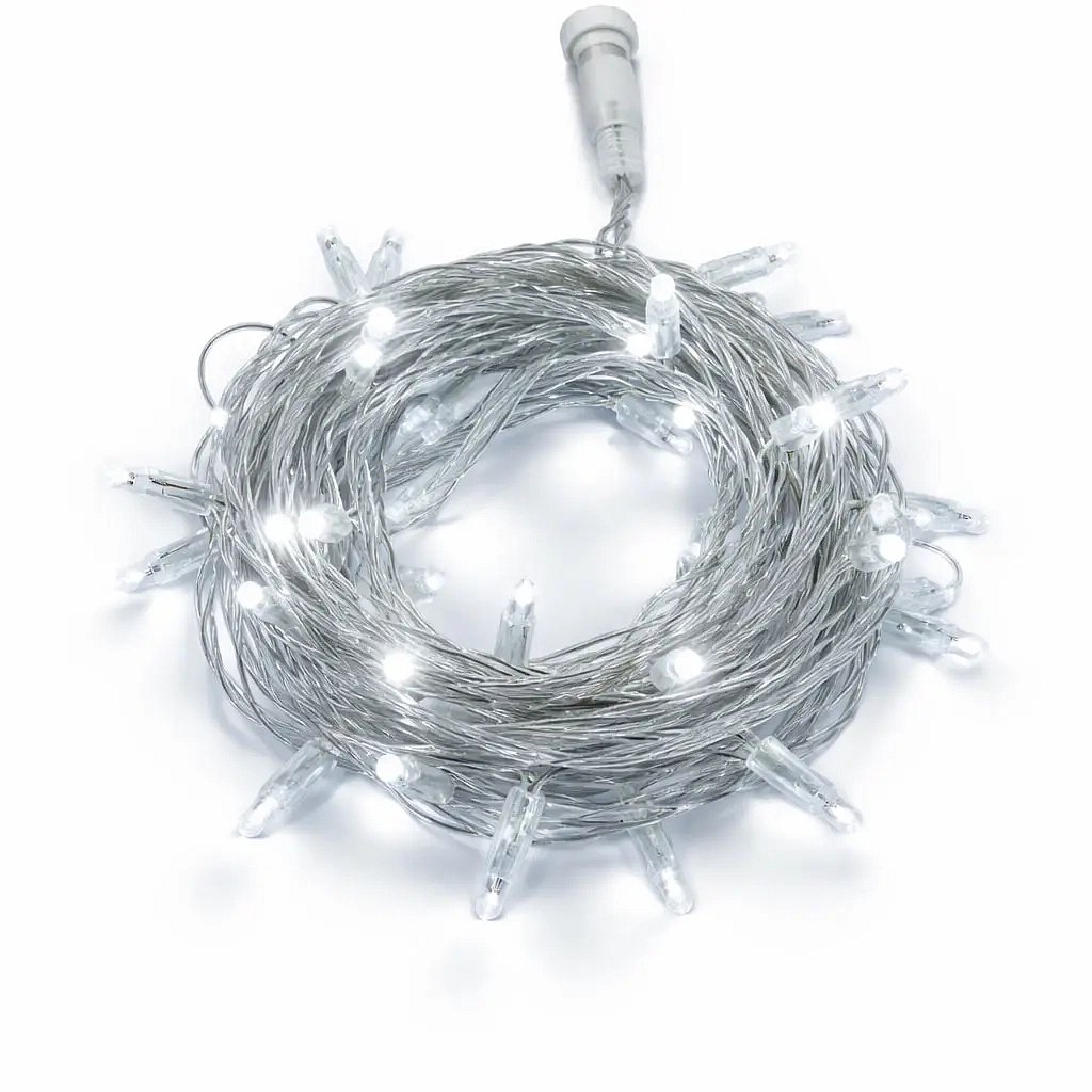 Easy Fix LED running light 4 m led blanc, 64 diodes, câble clair IP44, extension