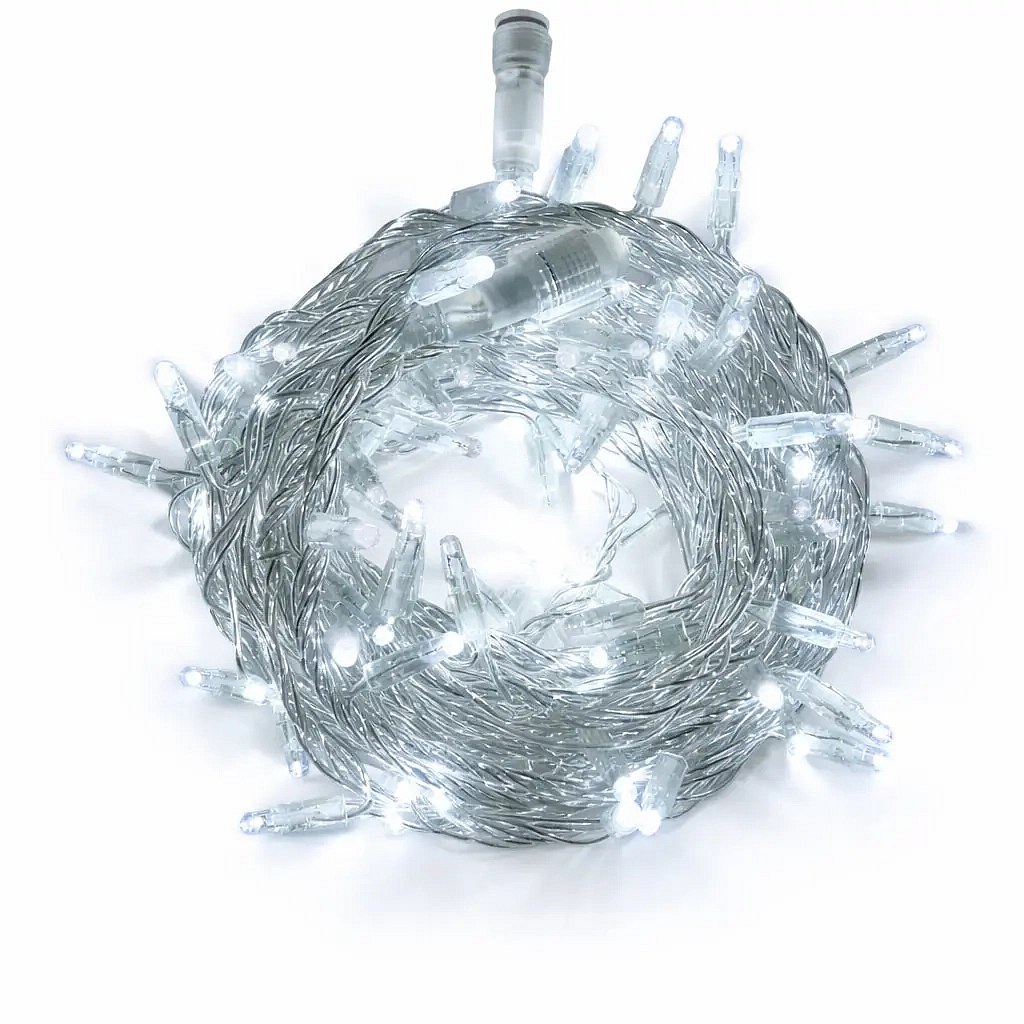 Easy Fix LED flood light 6 m led blanc, 96 diodes, câble clair IP44, extension