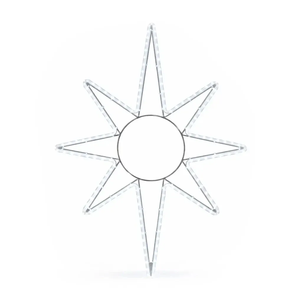 Easy Fix 2D LED star light X., 67 × 100 cm, blanc glacé, suspension, aluminium