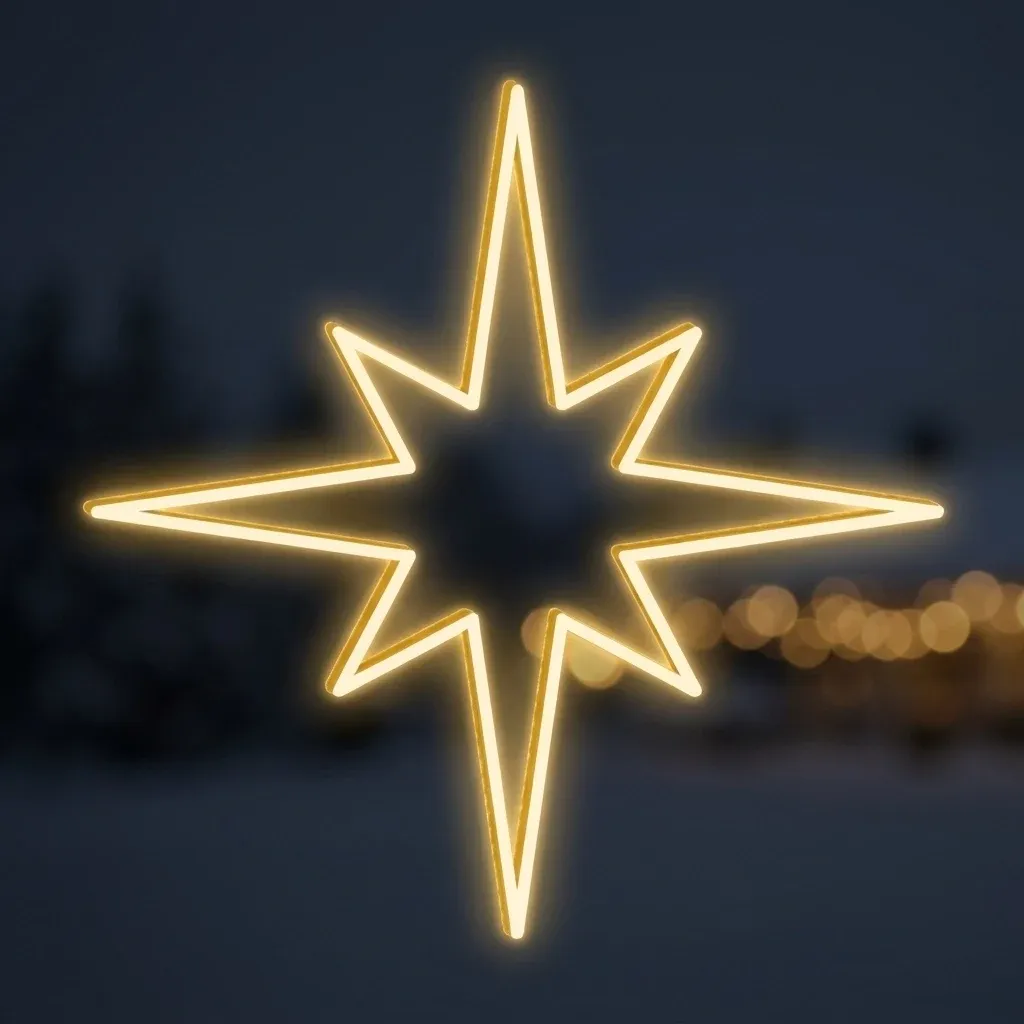 Easy Fix Étoile LED 2D, Ø 90 cm, blanc chaud, suspension, aluminium