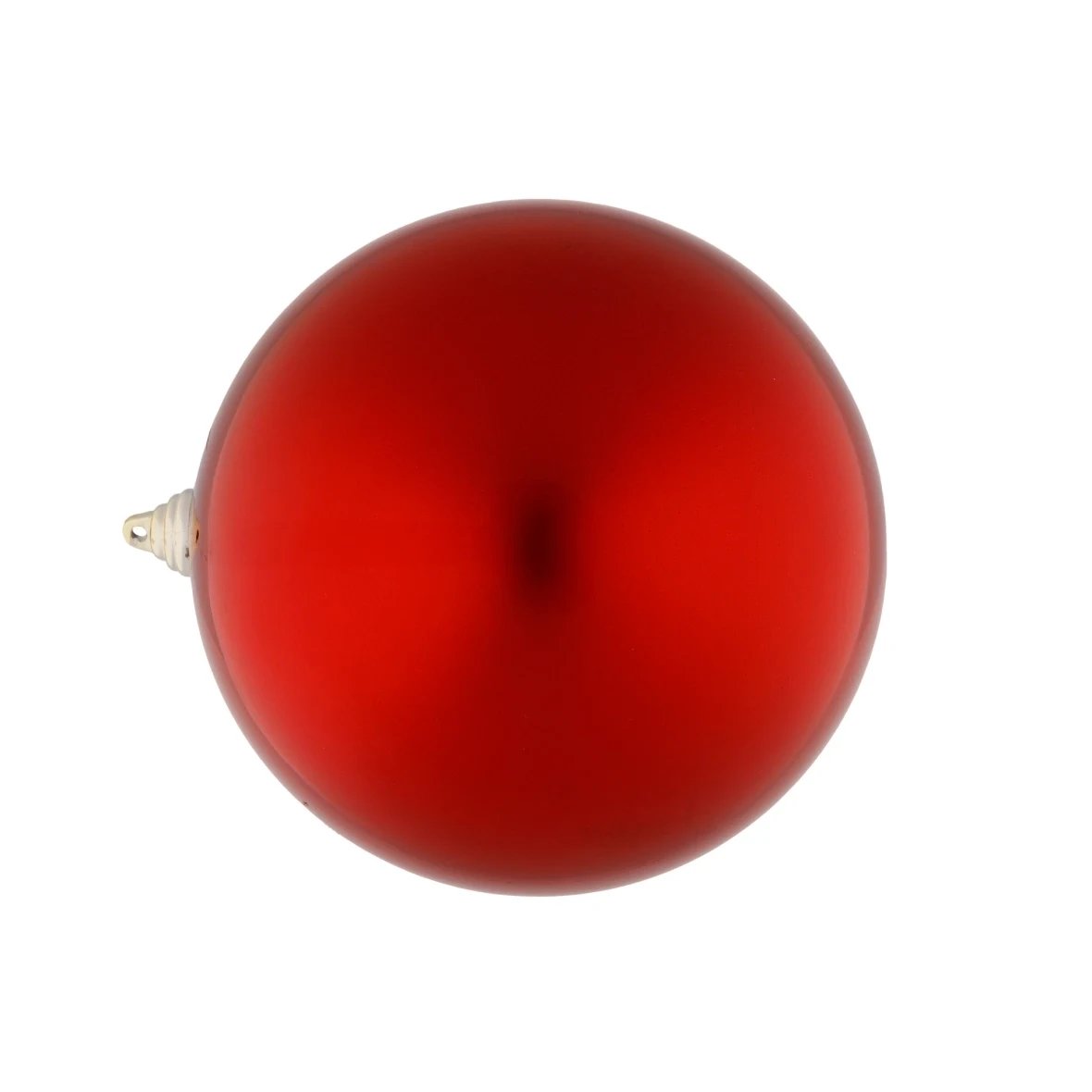 Décoration de Noël rouge, boule en plastique, diamètre 20 cm, brillante