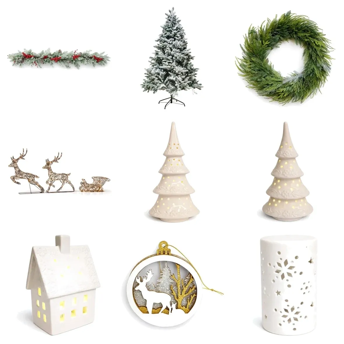 Collection de Noël Office Campus, pour plusieurs étages ou de grands espaces communs