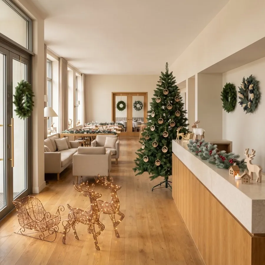 Décoration de Noël sans attendre la fabrication