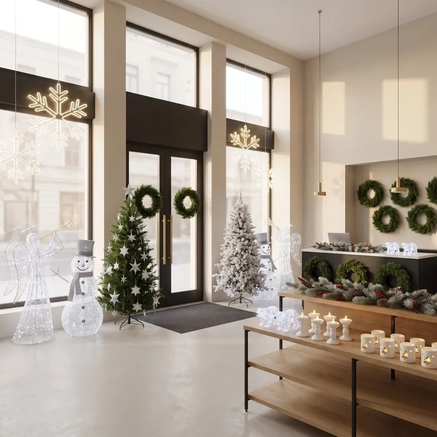Collection de Noël Retail Flagship, pour flagship, grand magasin ou plusieurs succursales