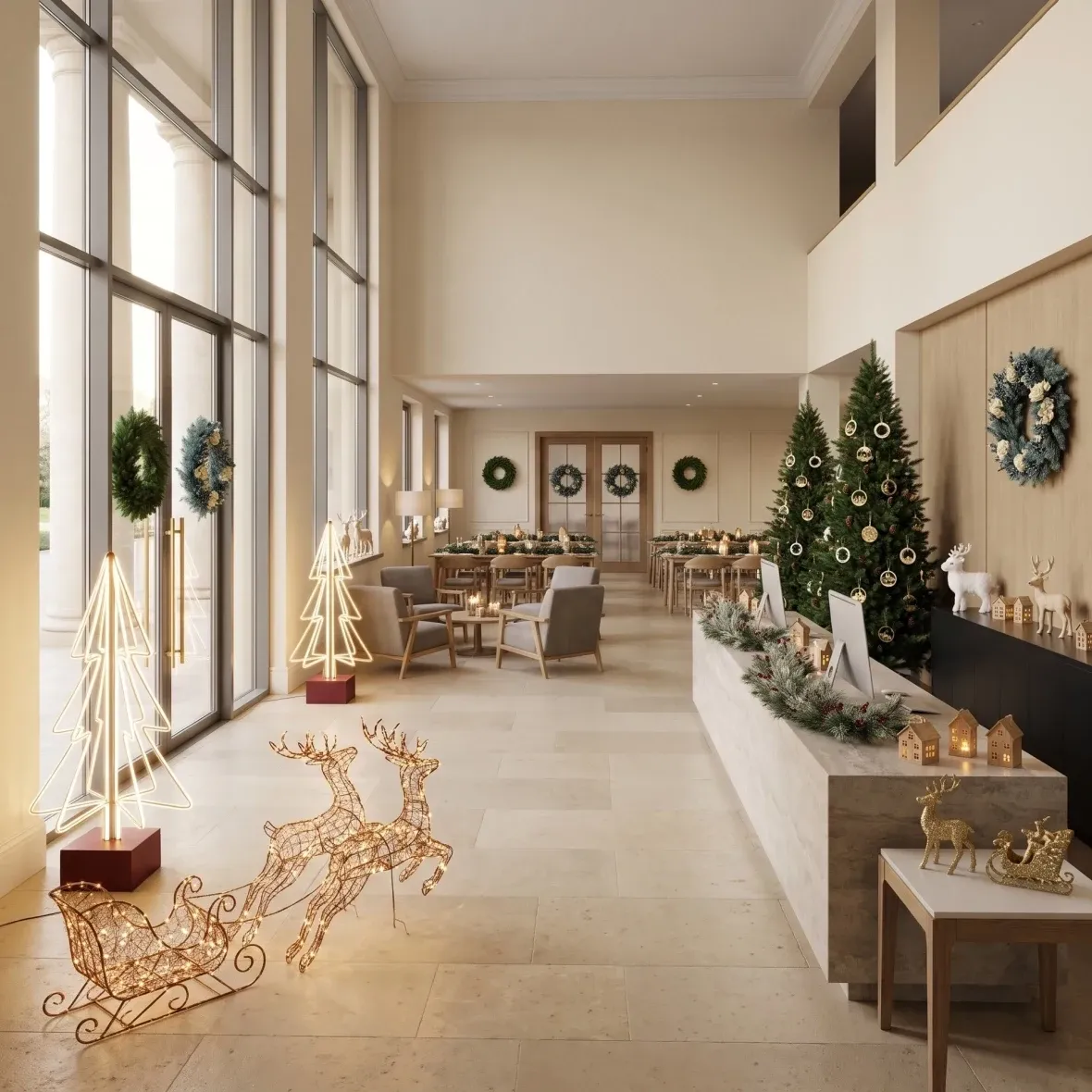 Collection de Noël Hotel Grand, pour grand hôtel ou resort
