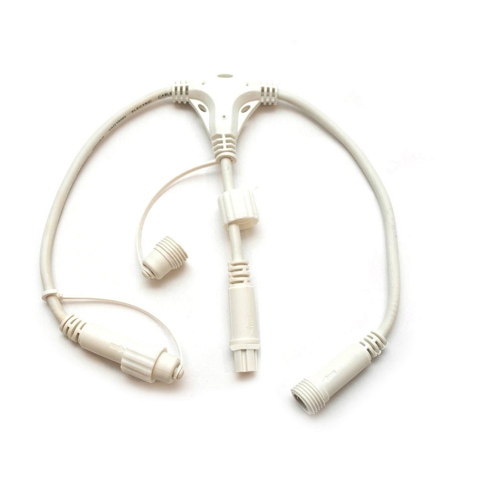 Concentrateur Easy Fix T, 2 sorties, blanc, IP67