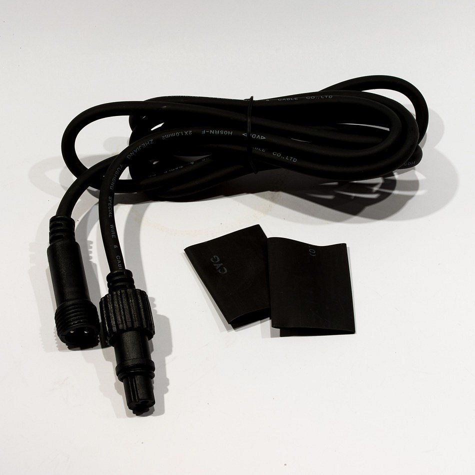 Câble d'extension Easy Fix 2 m, noir, IP67