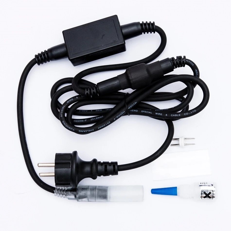 Kit de démarrage Easy Fix AC/DC pour tuyaux d'éclairage, noir, IP44, 480 W