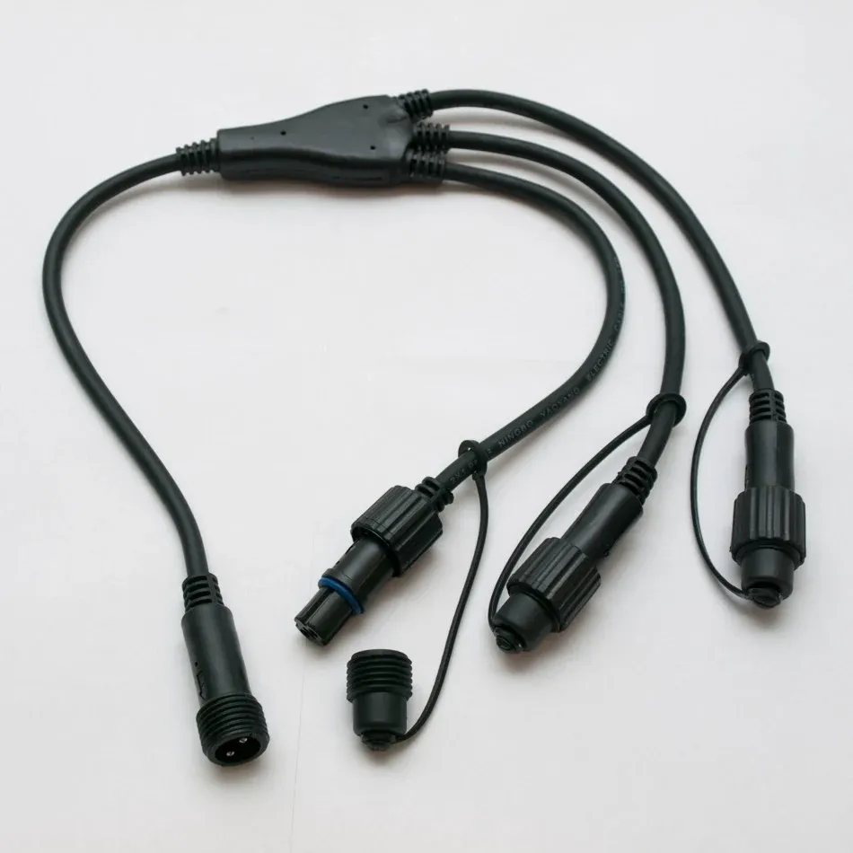 Concentrateur Easy Fix T, 3 sorties, noir, IP44
